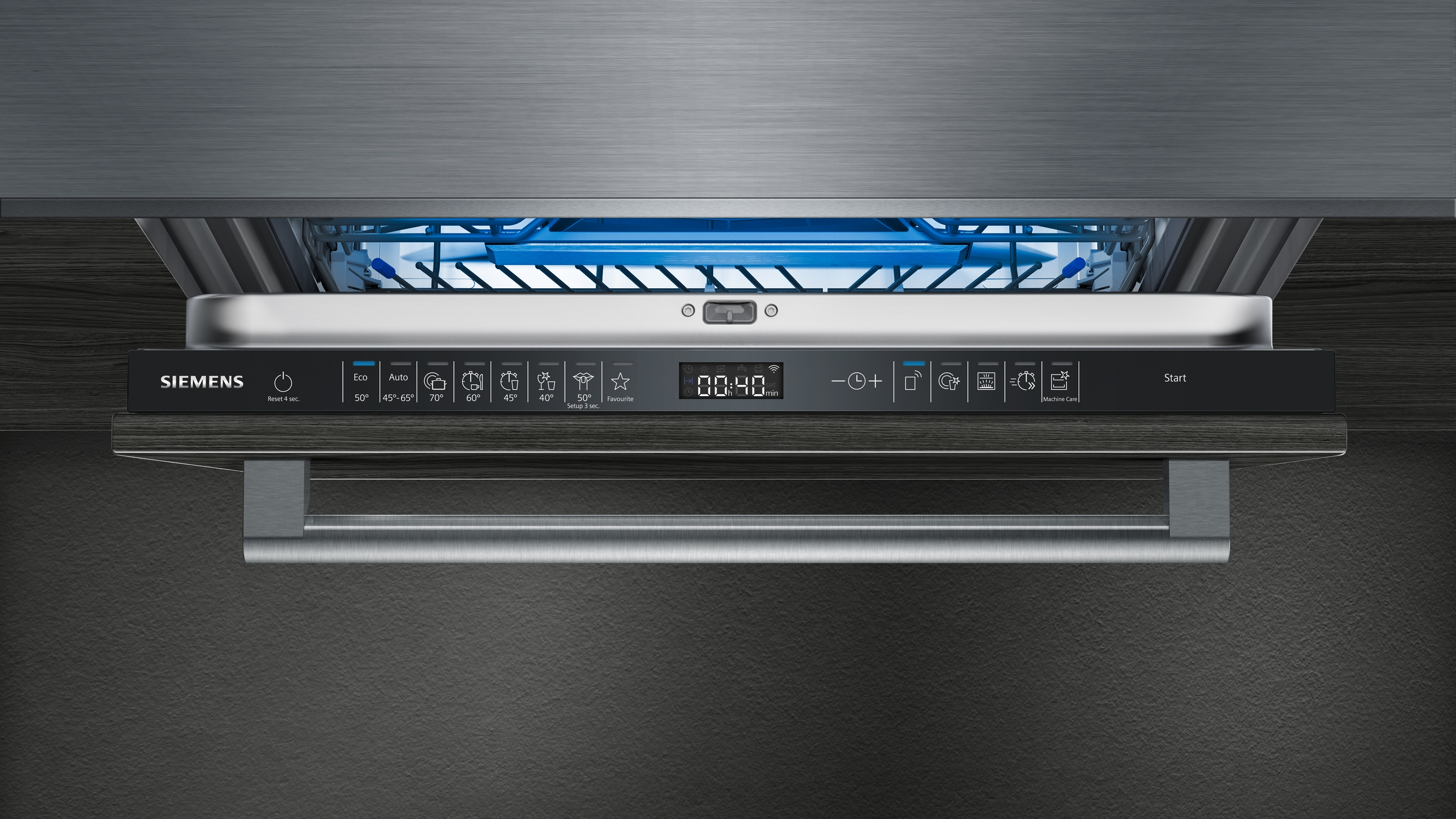 SIEMENS SX75ZX49CE iQ500 Geschirrspüler (vollintegrierbar, 598 mm breit, 42 dB (A), C)