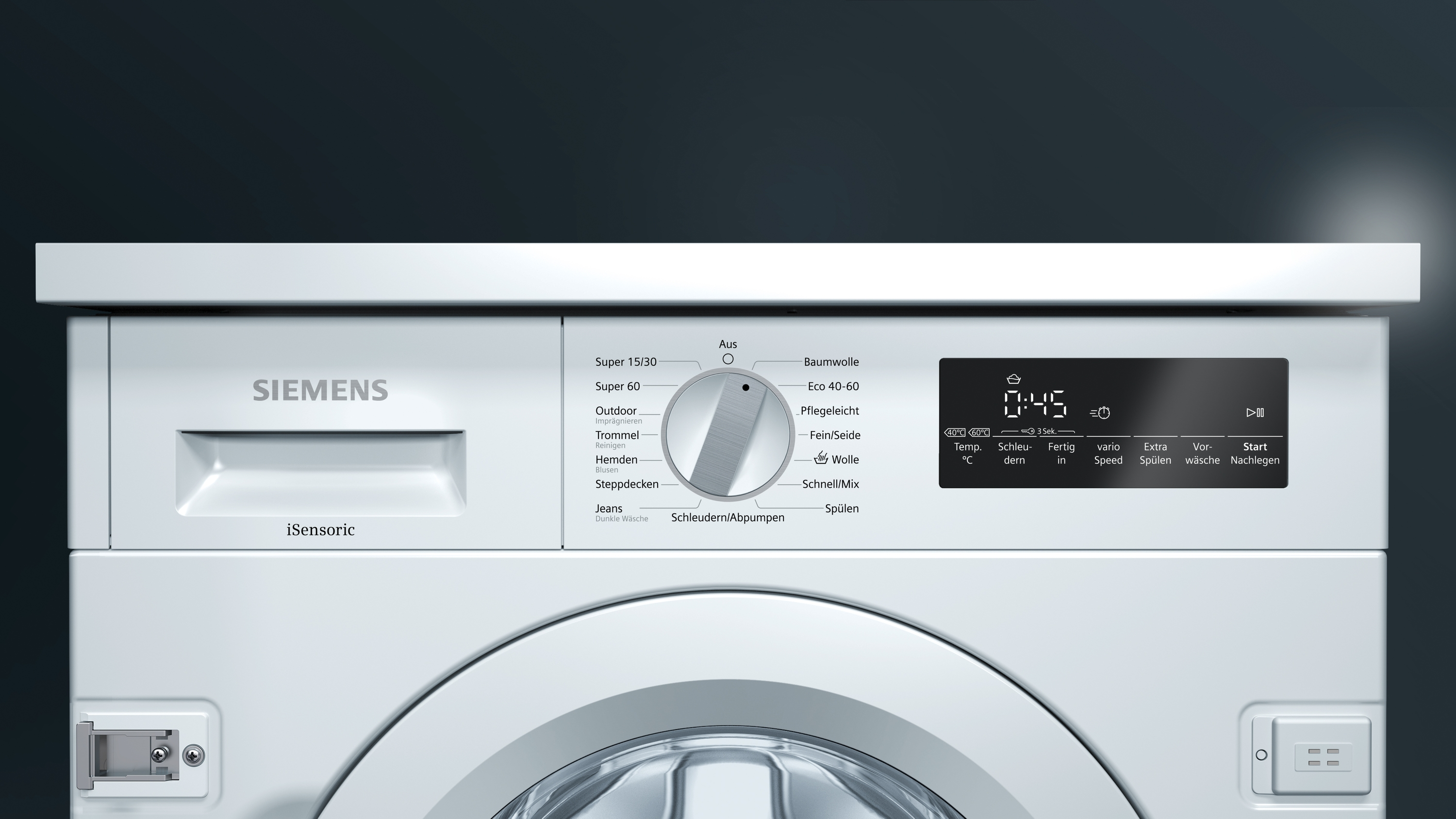 SIEMENS WI14W442 Waschmaschine (8 kg, 1393 U/Min., C)