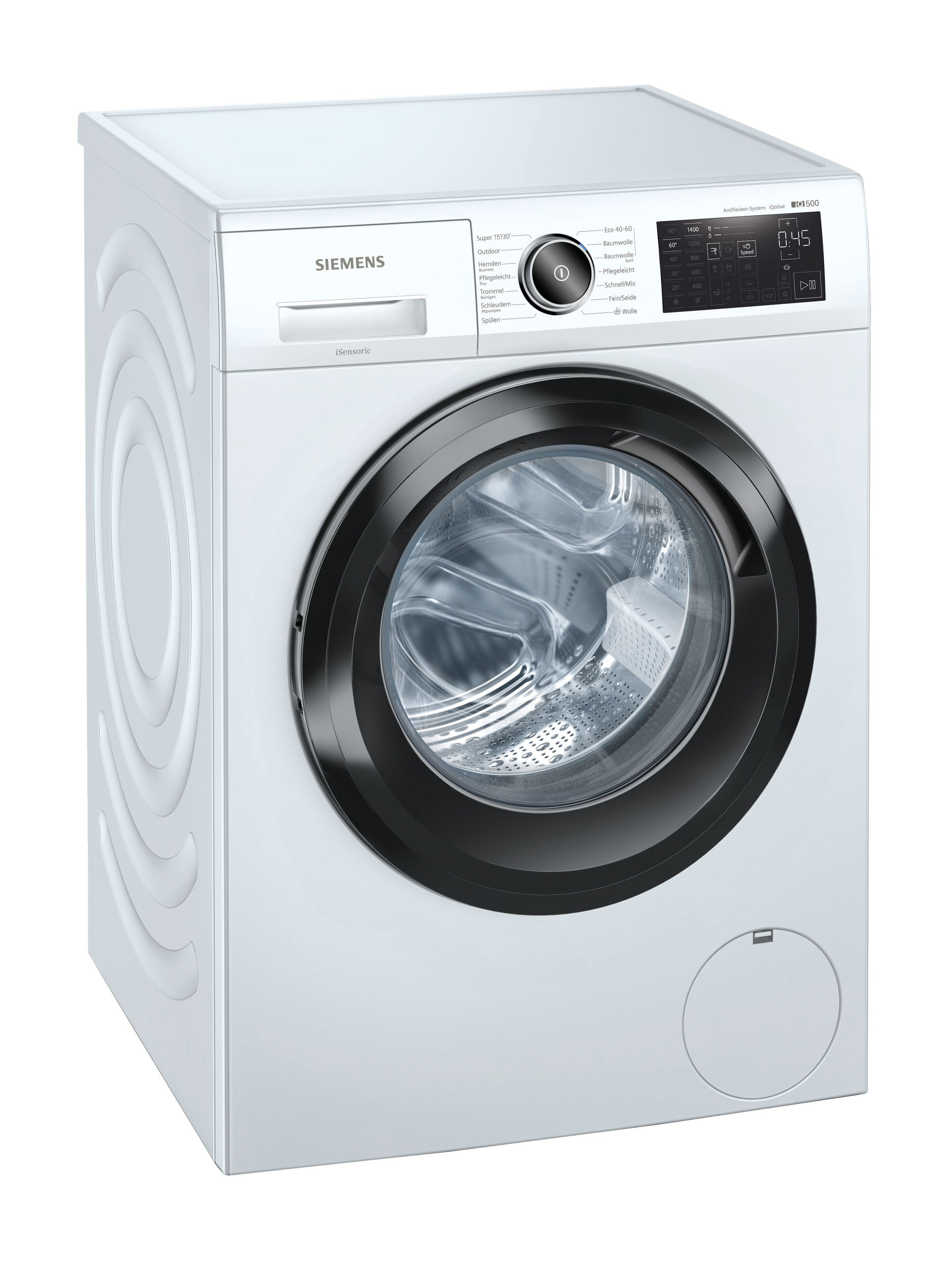 SIEMENS WM14UR5EM iQ500 Waschmaschine (9 kg, 1400 U/Min., C)