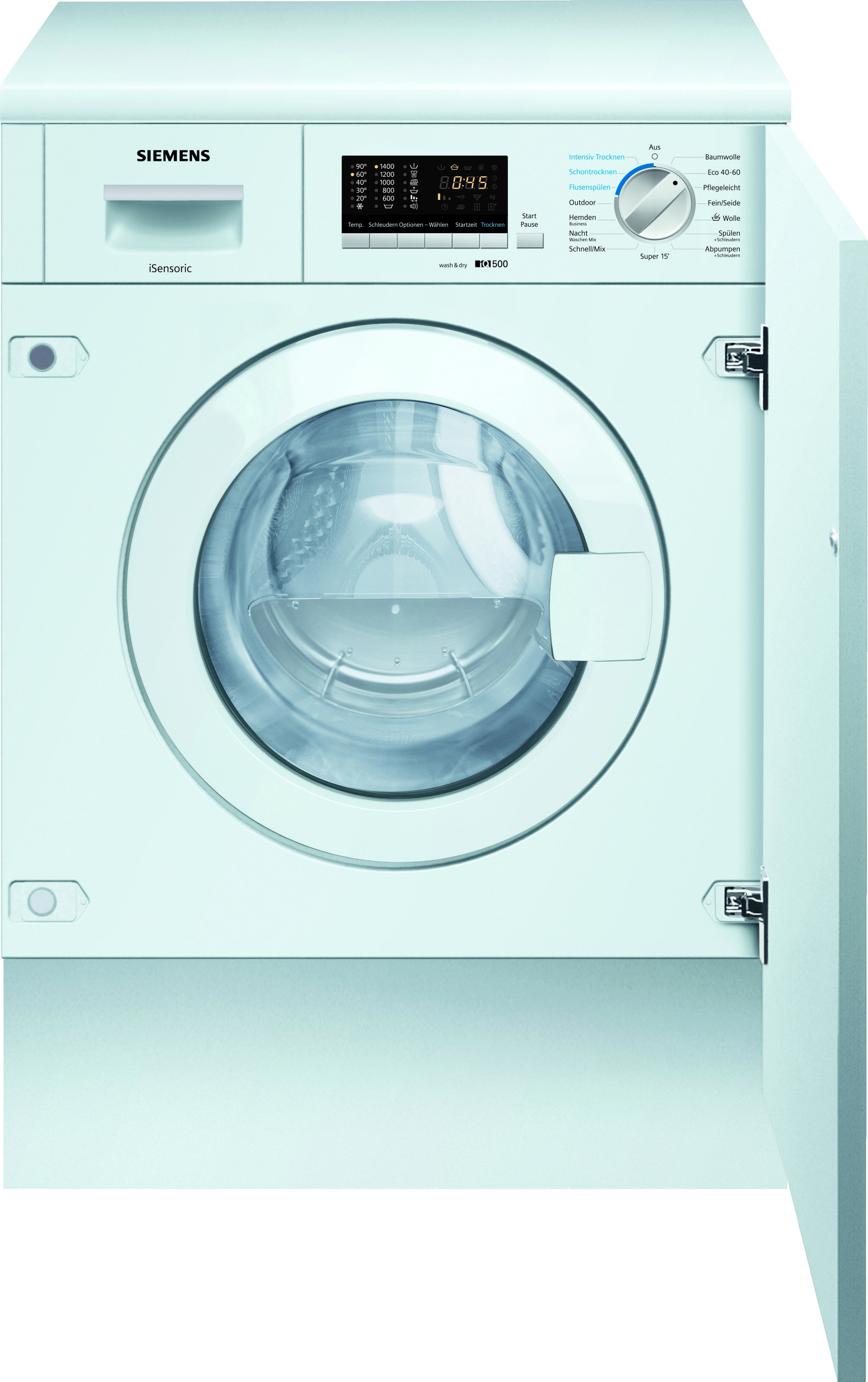 SIEMENS WK14D542 iQ500 Waschtrockner (7 kg / 4 kg, 1400 U/Min.)