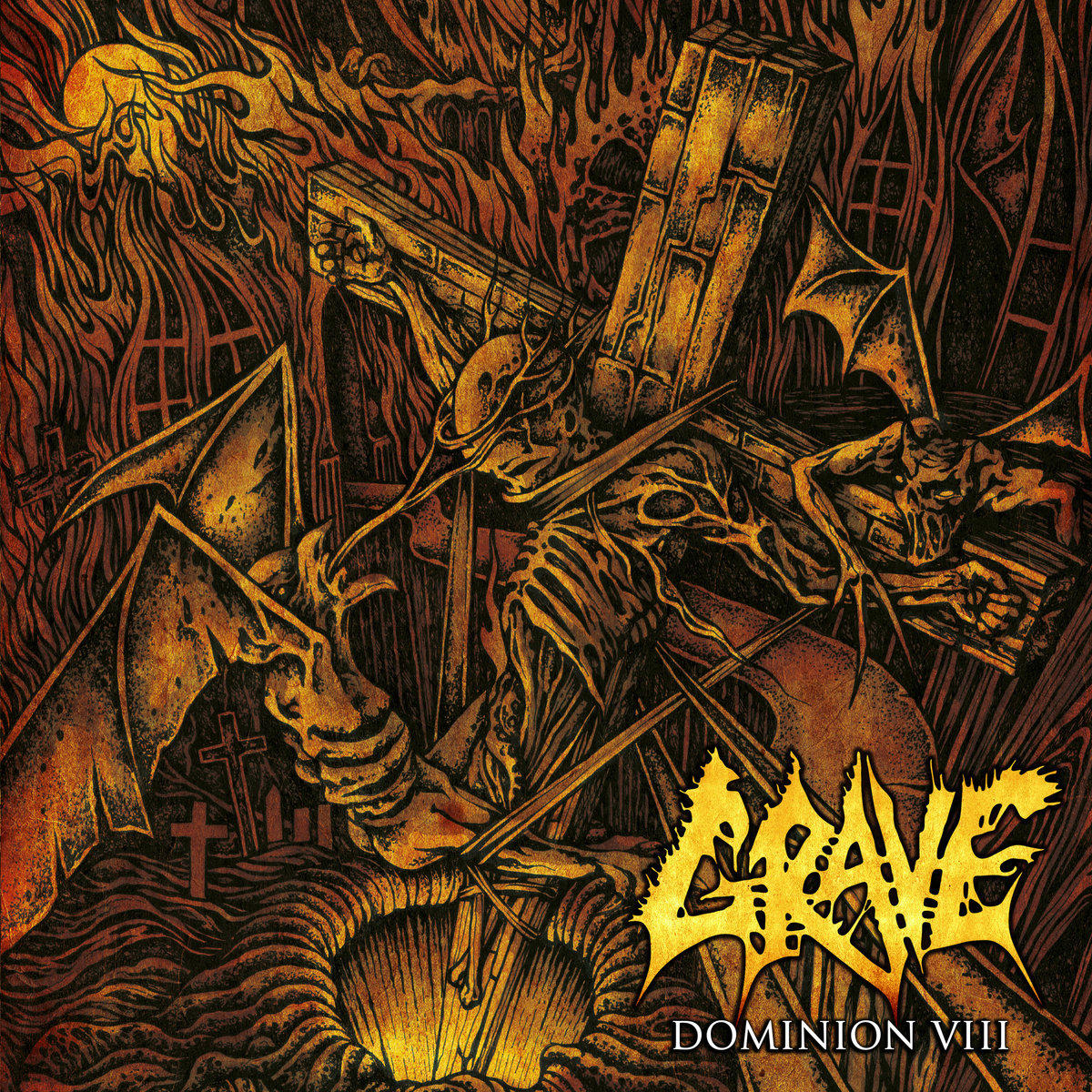 Grave VIII Dominion (Re-issue - - 2019) (Vinyl)