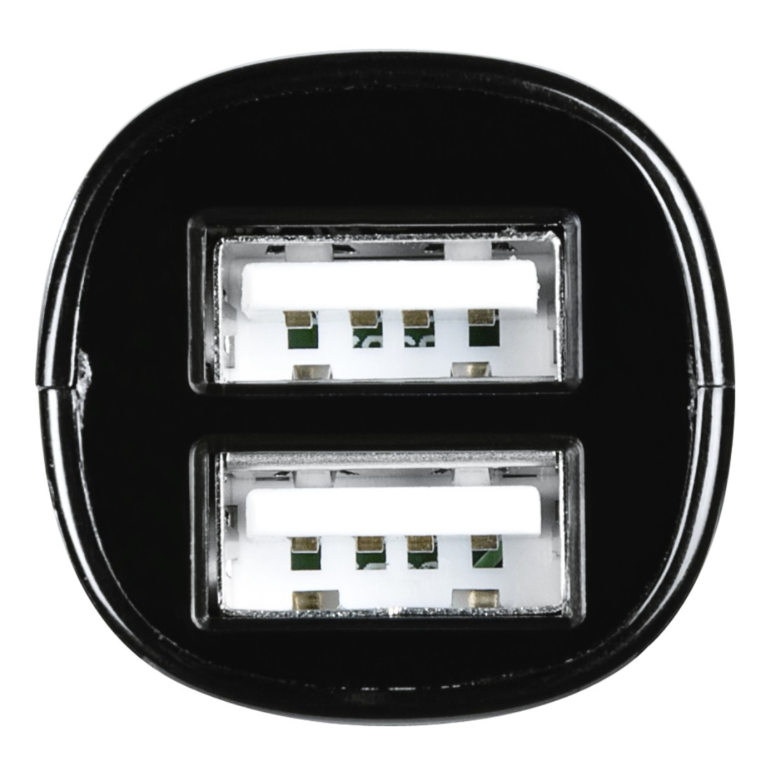 HAMA Autolader 2 x USB Picco 2.4 A Zwart (173609)