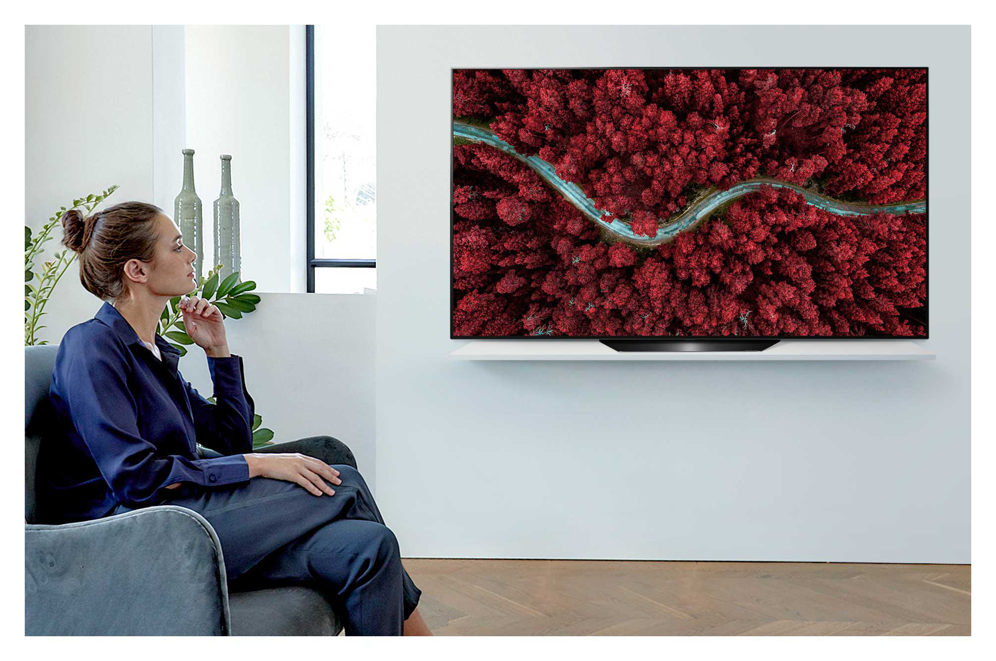 LG OLED65BX9LB OLED TV (Flat, 65 Zoll / 164 cm, UHD 4K, SMART TV, webOS 5.0 mit LG ThinQ)