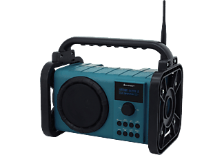 SOUNDMASTER DAB80 - Baustellenradio (FM, DAB+, Blau/Schwarz)