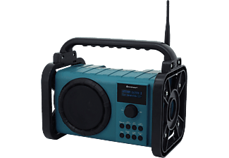 SOUNDMASTER DAB80 - Radio da cantiere (FM, DAB+, Blu/Nero)