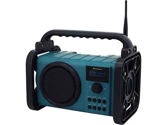 SOUNDMASTER DAB80 - Baustellenradio (FM, DAB+, Blau/Schwarz)