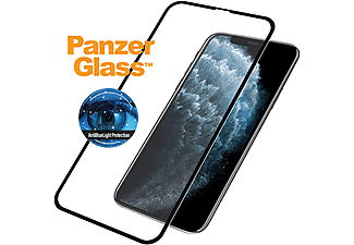 PANZERGLASS Black Case Friendly met Antiblauwlicht voor iPhone X/Xs/11 Pro