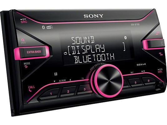 SONY DSX-B710KIT - Autoradio incl. antenne DAB (2 DIN (double-DIN), Noir)