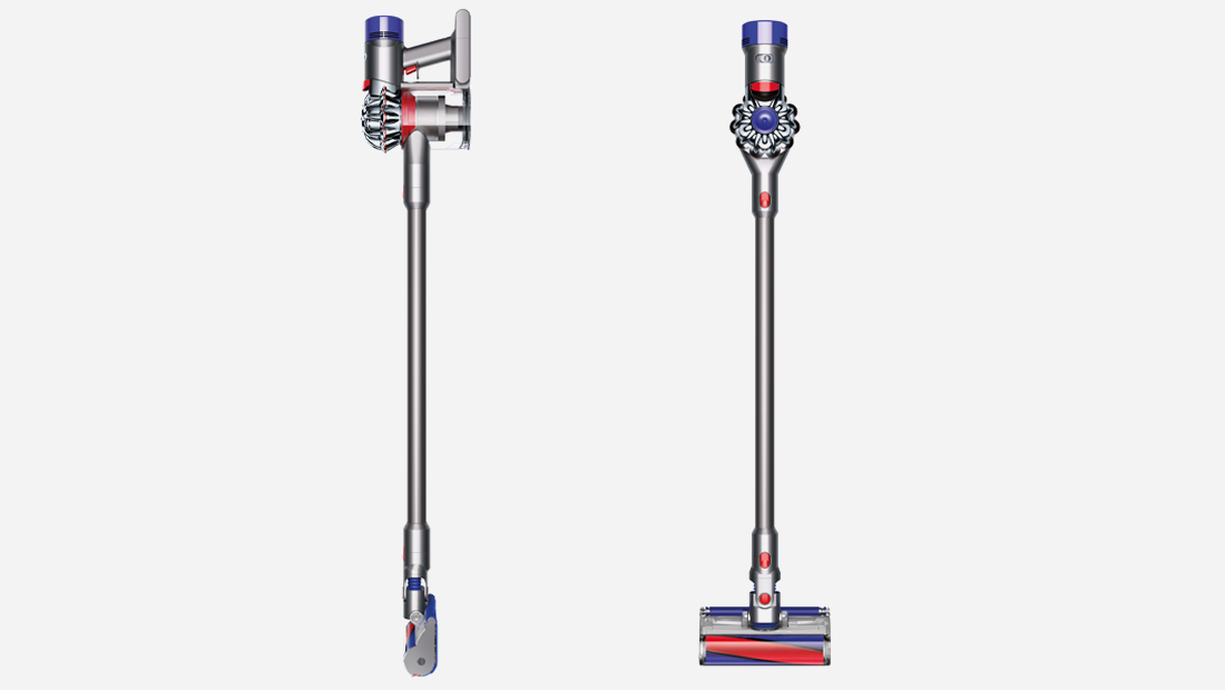 DYSON Staubsauger V8 Parquet Akku-Stielsauger (0,54 l, Akkulaufzeit: 40 min, Blau)