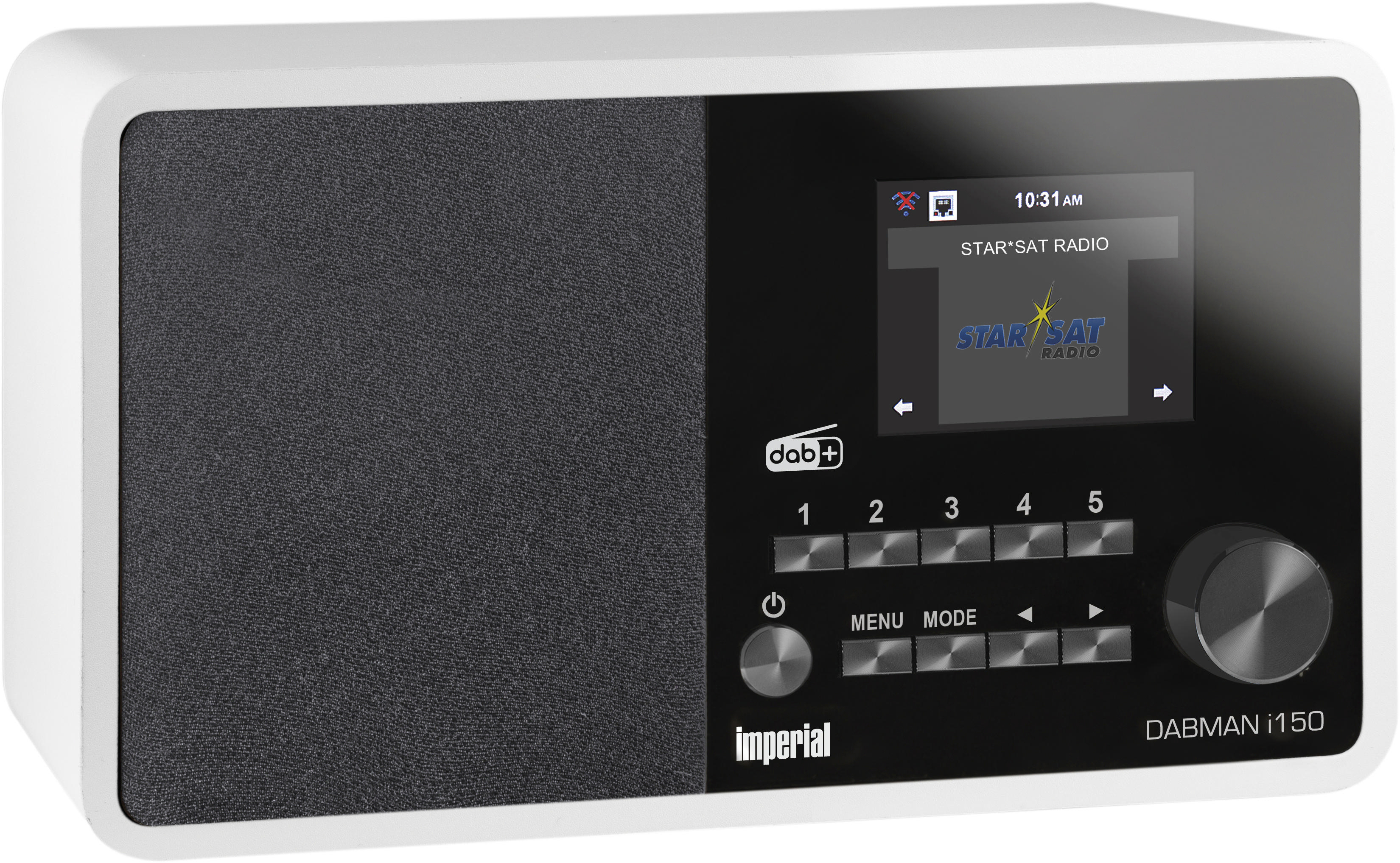 IMPERIAL DABMAN I150 DAB+ Radio, DAB, DAB+, AM, FM, Internet Radio, Weiß