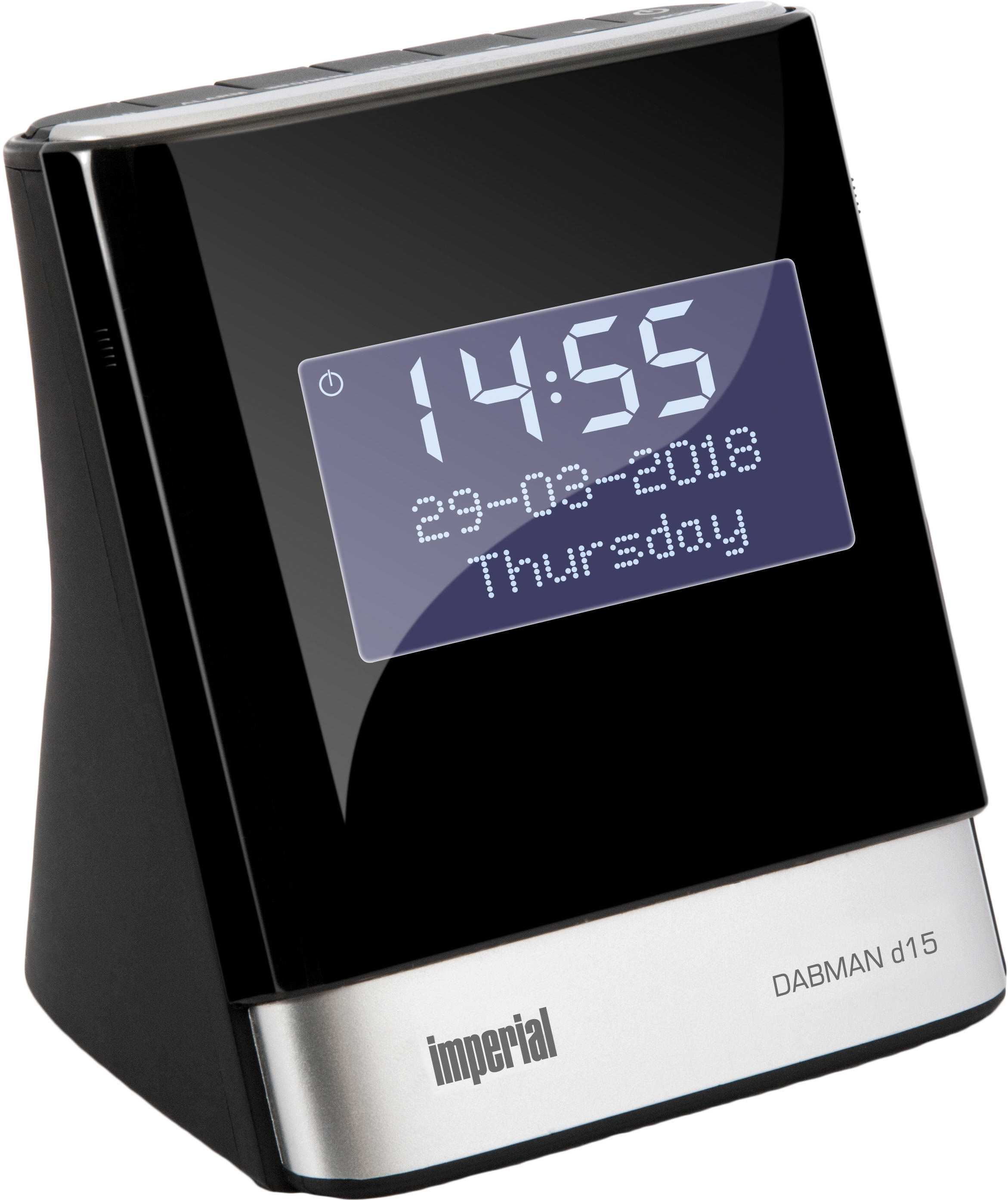 IMPERIAL DABMAN D15 Radiowecker, DAB+ / UKW, DAB, DAB+, AM, FM, Schwarz