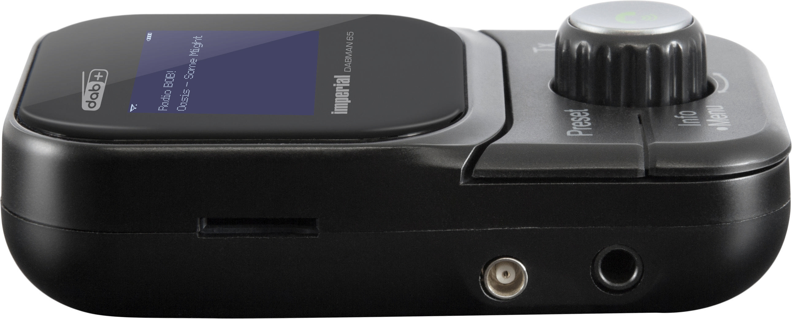 IMPERIAL DABMAN 65 Autoradio-Adapter, DAB+ / UKW, DAB+, DAB, AM, FM, Bluetooth, Schwarz