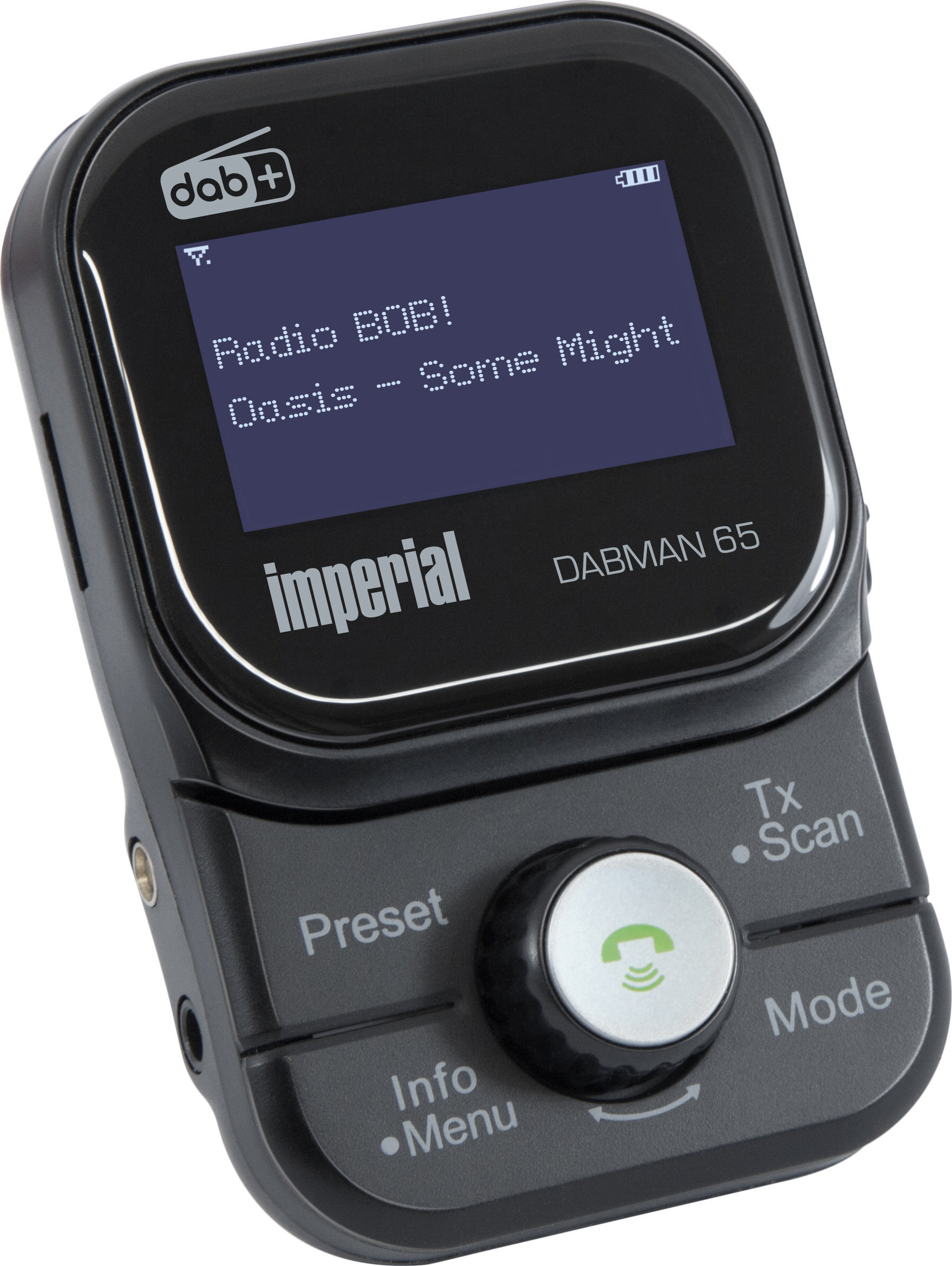 IMPERIAL DABMAN 65 Autoradio-Adapter, DAB+ / UKW, DAB+, DAB, AM, FM, Bluetooth, Schwarz