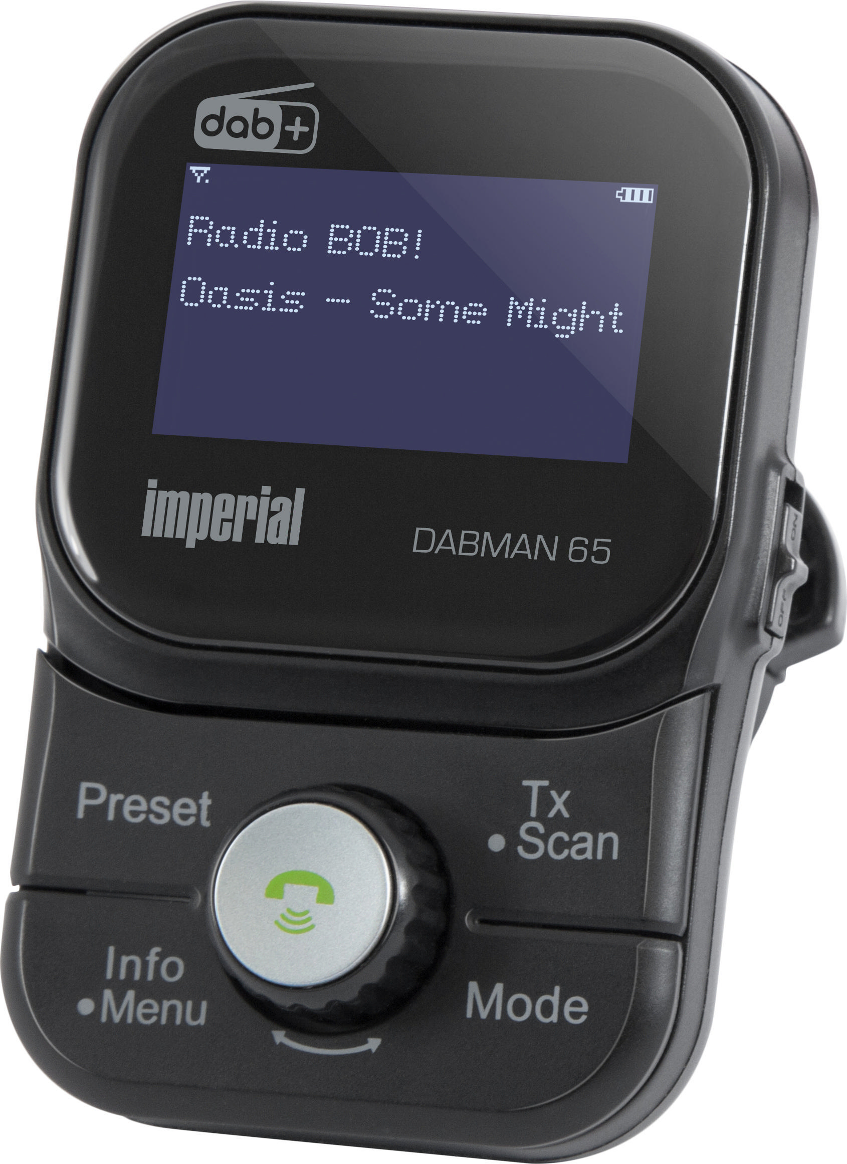IMPERIAL DABMAN 65 Autoradio-Adapter, DAB+ / UKW, DAB+, DAB, AM, FM, Bluetooth, Schwarz