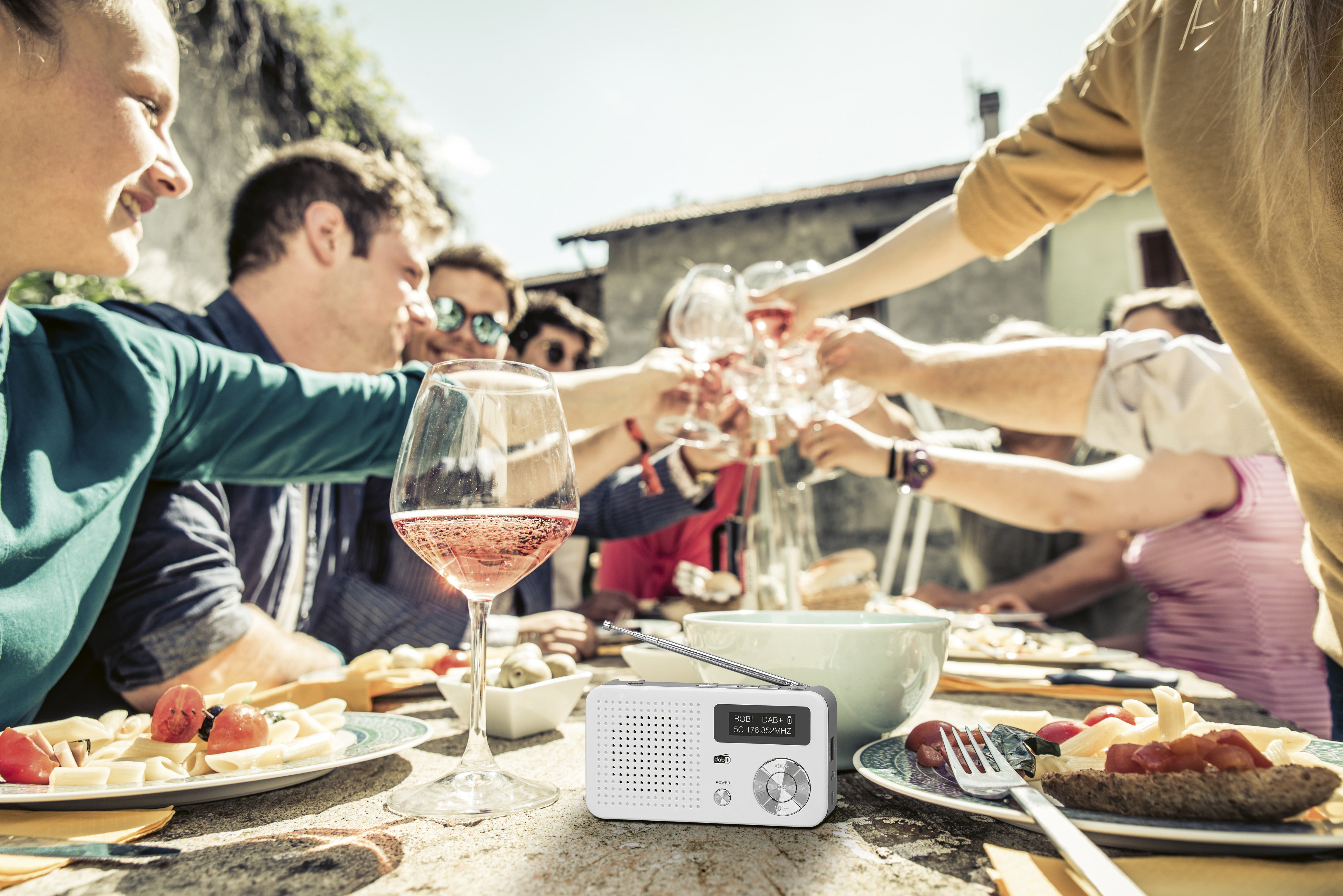 IMPERIAL Dabman 13 DAB+ Radio, DAB, DAB+, AM, FM, Weiß