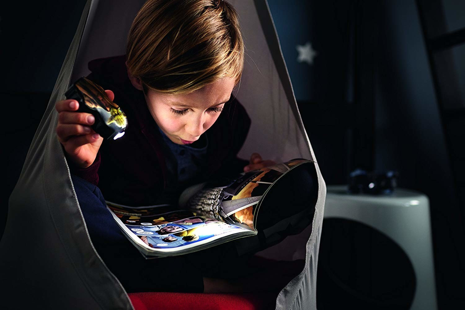 PHILIPS Yoda Zseblámpa , LED, fekete (71767/99/16)