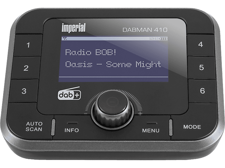 Schwarz DAB+, DAB, DABMAN / FM, DAB+ HiFi UKW, AM, 410 IMPERIAL Digitalradio DAB+ Adapter, Bluetooth,