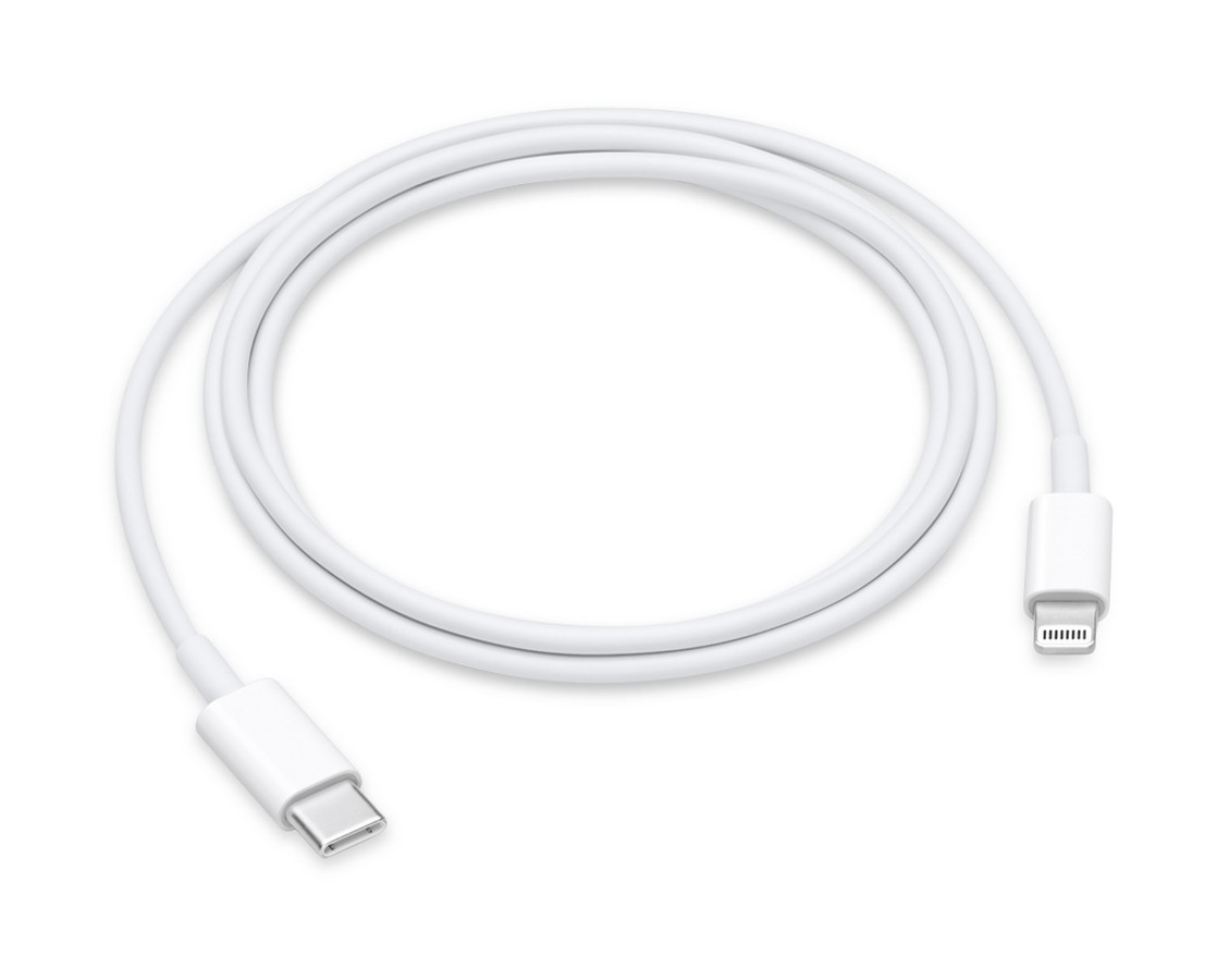 Apple Cable conector Lightning a USB-C de 1 metro, Blanco