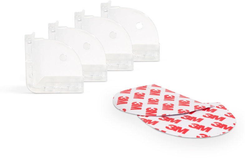 FAMILY POUND 57338 PVC Sarokvédő asztalra, átlátszó, 4 db/csomag