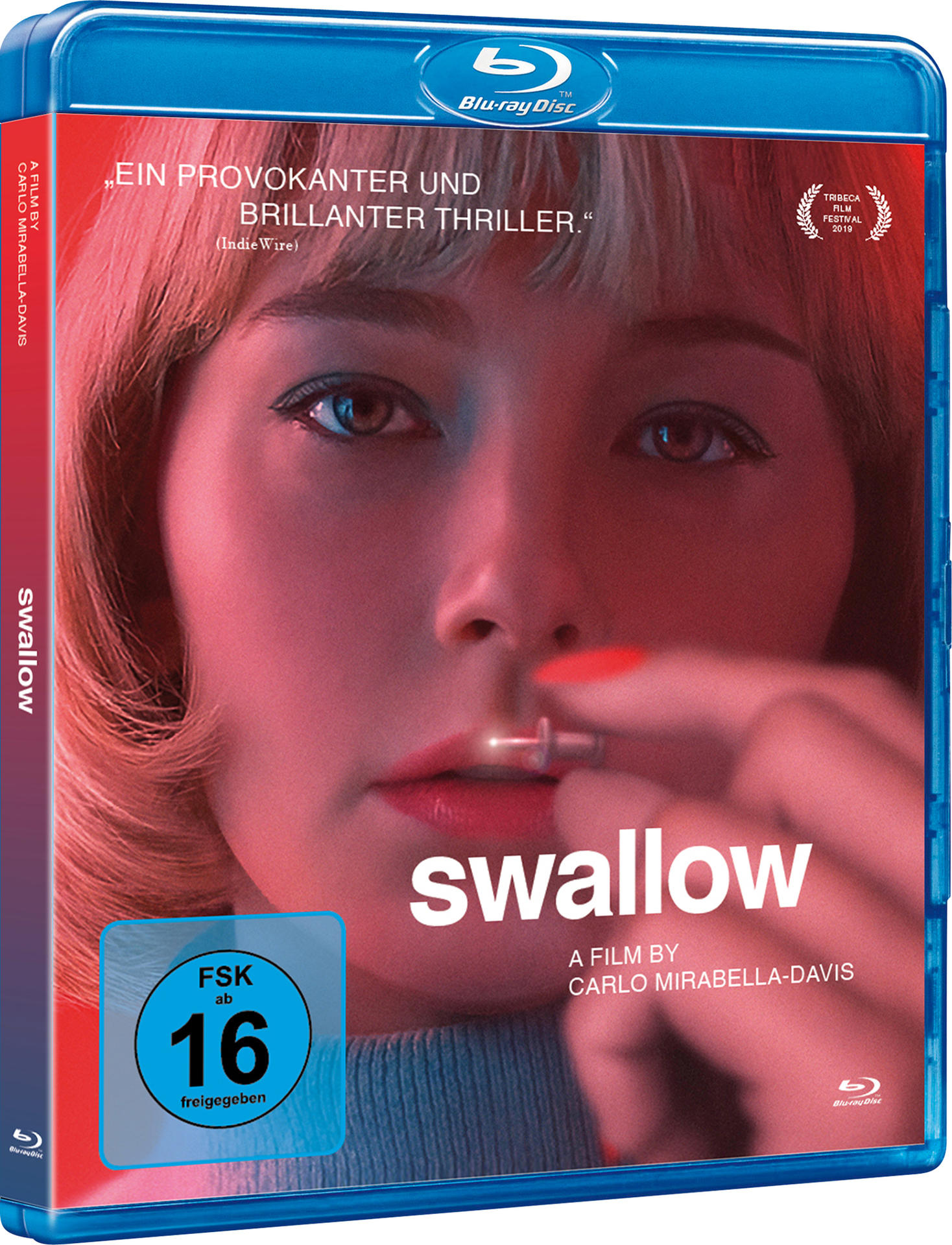 Eine Blu-ray-Disc-Hülle mit Filmtitel und Bewertungsetikett.
