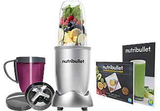 NUTRIBULLET Extraktor - Standmixer (Argento/Trasparente)