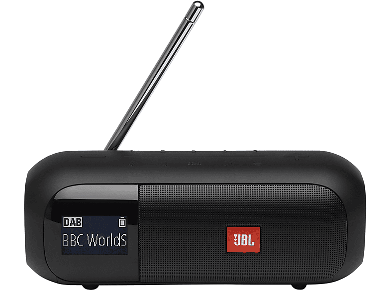 Jbl Tuner Fm, Altavoz Bluetooth Portátil Con Radio Fm Color Negro