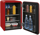 Mini-Kühlschrank 70l Retro Design, RKB60-14 Rot