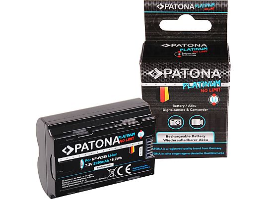 PATONA 1339 Platinum (NP-W235) - Pacco batteria (Nero)