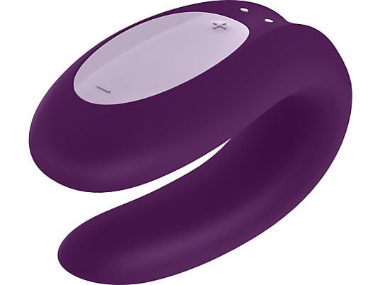 SATISFYER Double Joy - Vibratore di coppia (Viola)