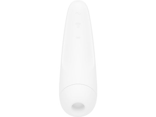 SATISFYER Curvy 2+ - Vibrateur clitoridien (Blanc)