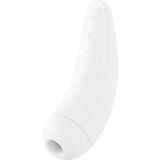 SATISFYER Curvy 2+ - Vibratore clitorideo (Bianco)