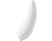 SATISFYER Curvy 1+ - Klitorisvibrator (Weiss)
