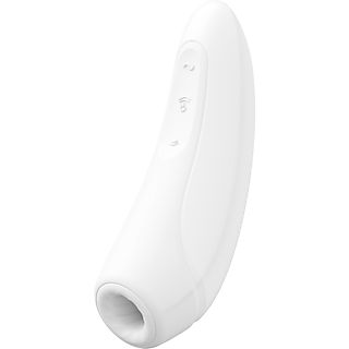 SATISFYER Curvy 1+ - Klitorisvibrator (Weiss)