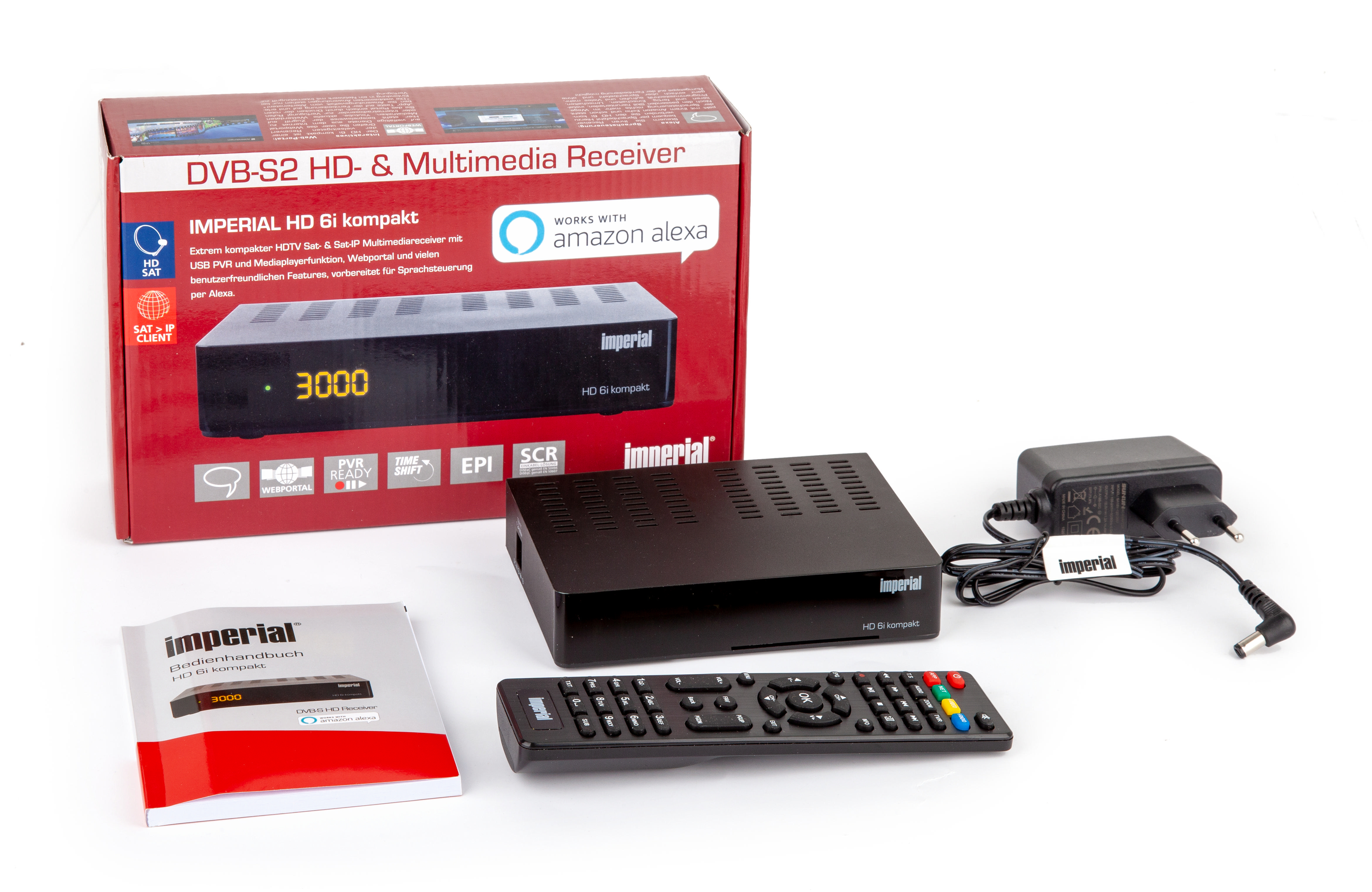 IMPERIAL HD6i kompakt Receiver (Schwarz)