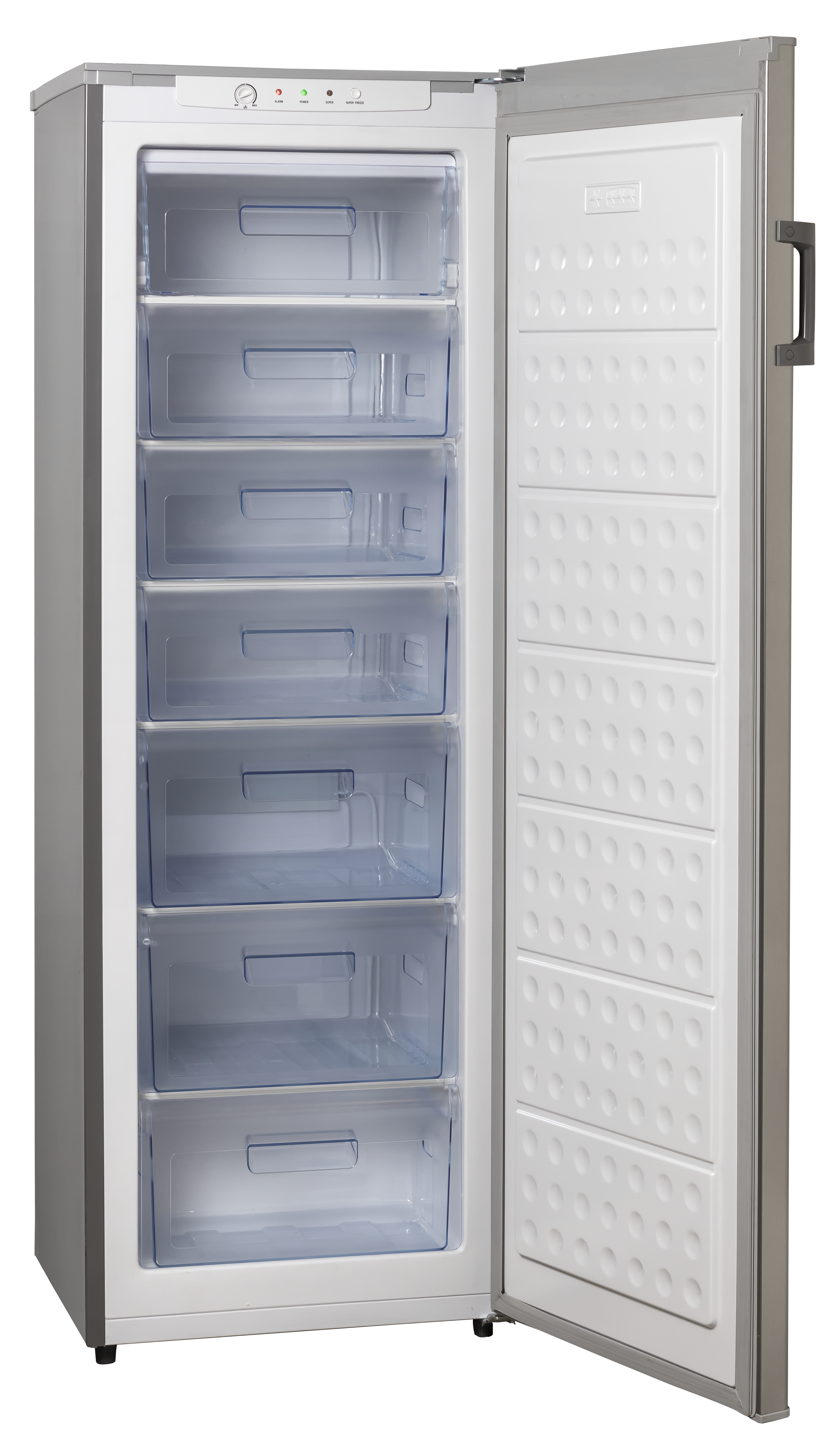 Congelador vertical - Jocel JCV-320LI, 235 L, A+, Nivel de ruido 42 dB, Inox