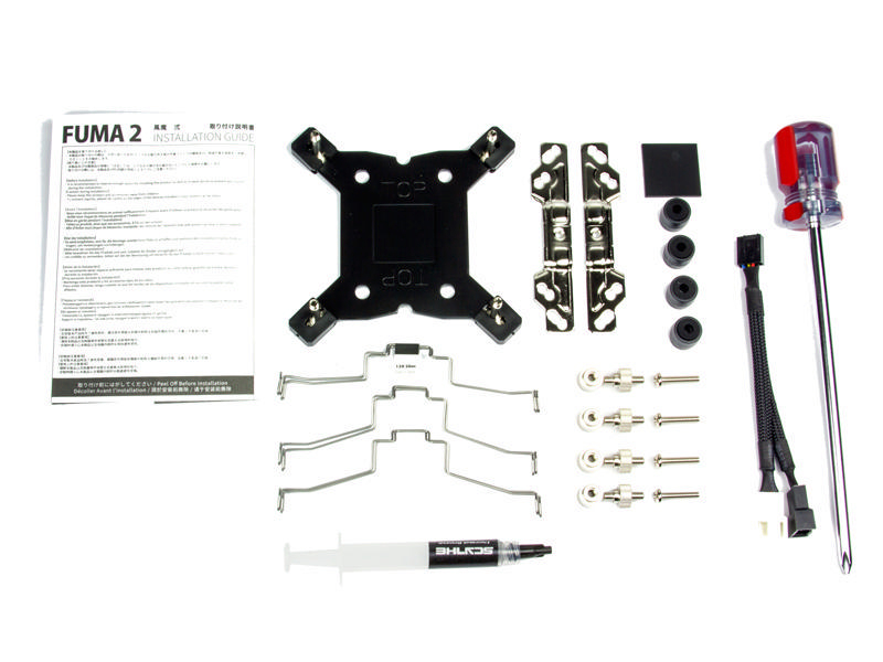 SCYTHE Fuma 2 CPU Kühler, Schwarz, Grau, Silber