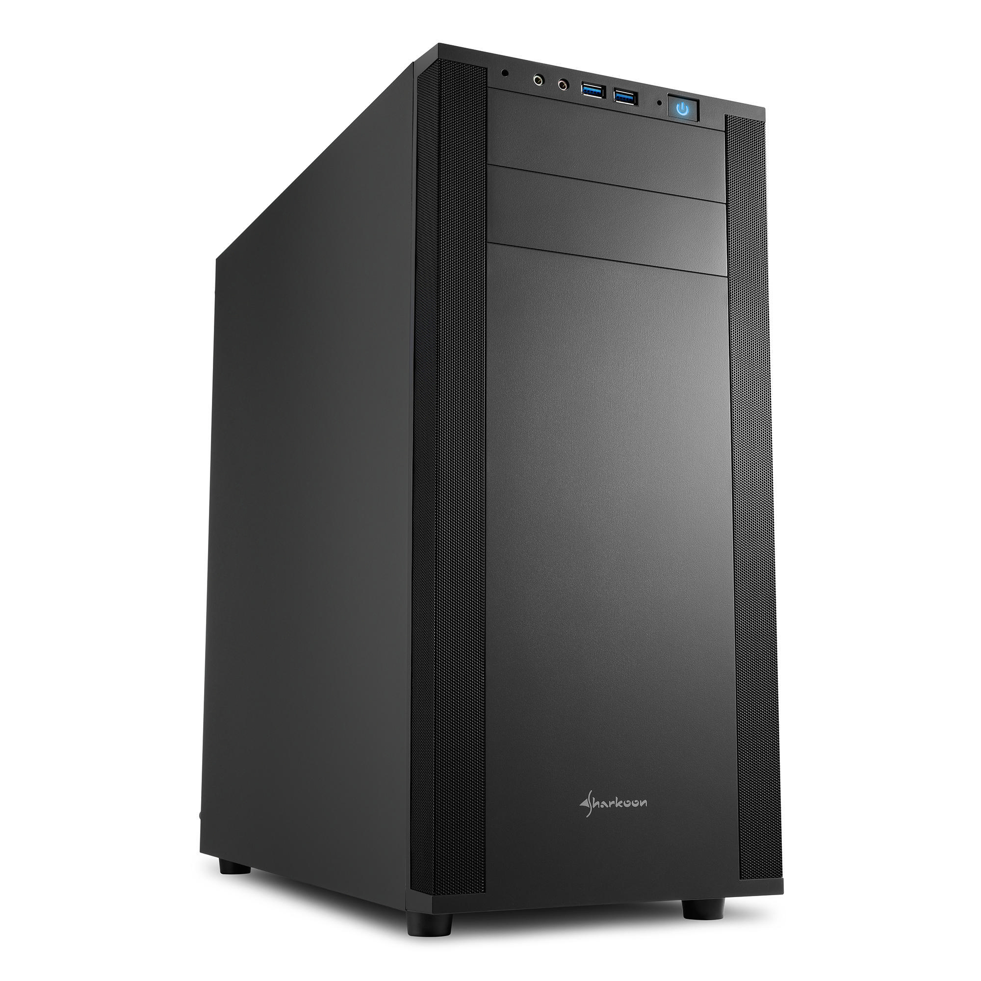 SHARKOON M25-V PC-Gehäuse, Schwarz
