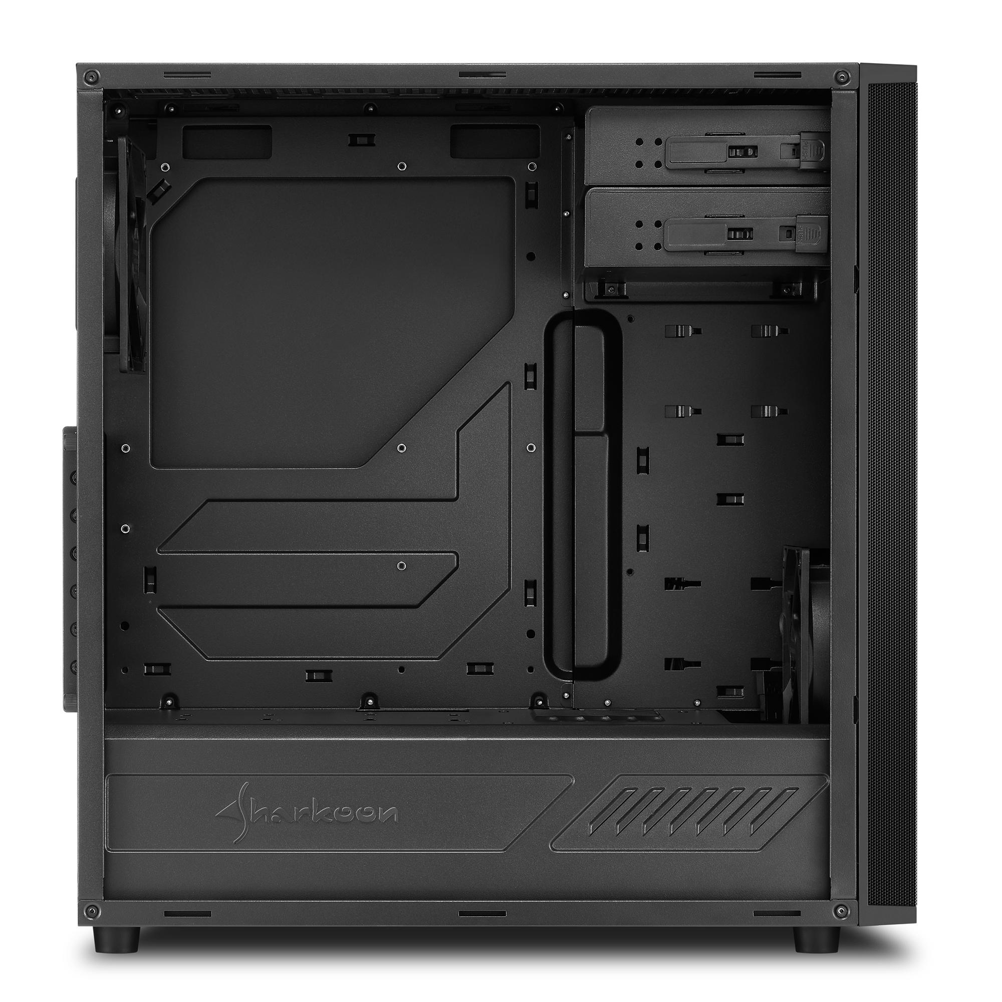 SHARKOON M25-V PC-Gehäuse, Schwarz