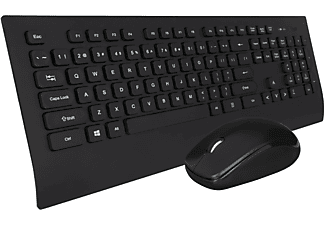 QWARE Home Office muis en toetsenbord (Stockport) Zwart