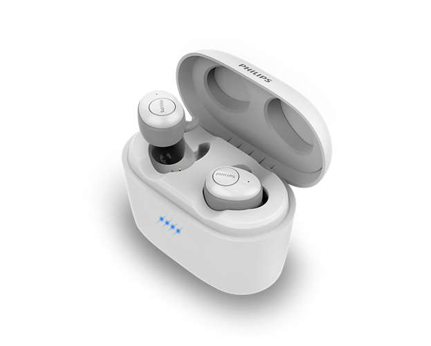 PHILIPS UpBeat SHB2515WT/10, In-ear Kopfhörer Bluetooth Weiß