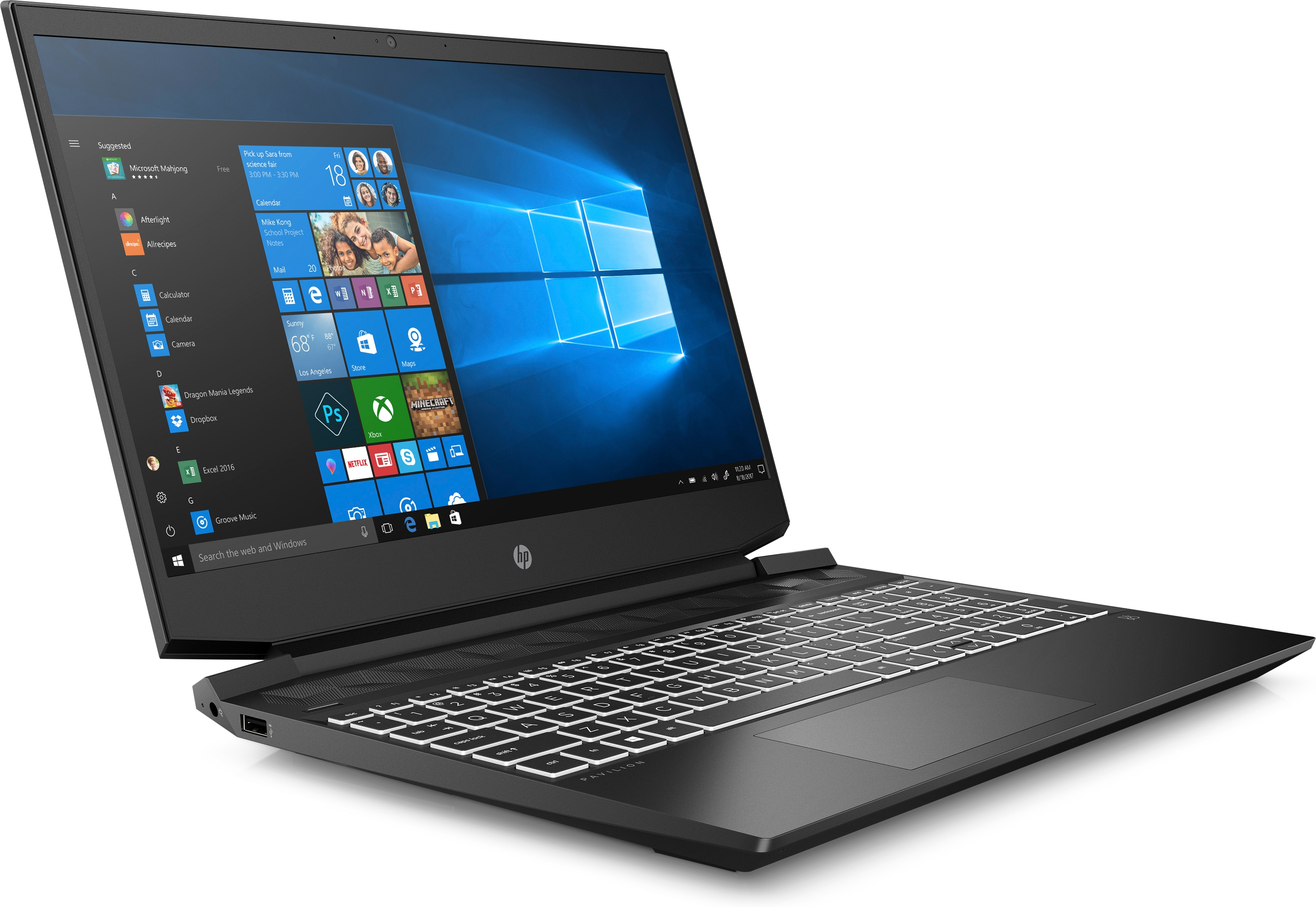 HP Pavilion 15-ec1300ng - 15,6 Zoll - AMD Ryzen™ 5 4600H - 8 GB - 512 GB - NVIDIA GeForce® GTX 1050 - Windows 10 Home (64 Bit)