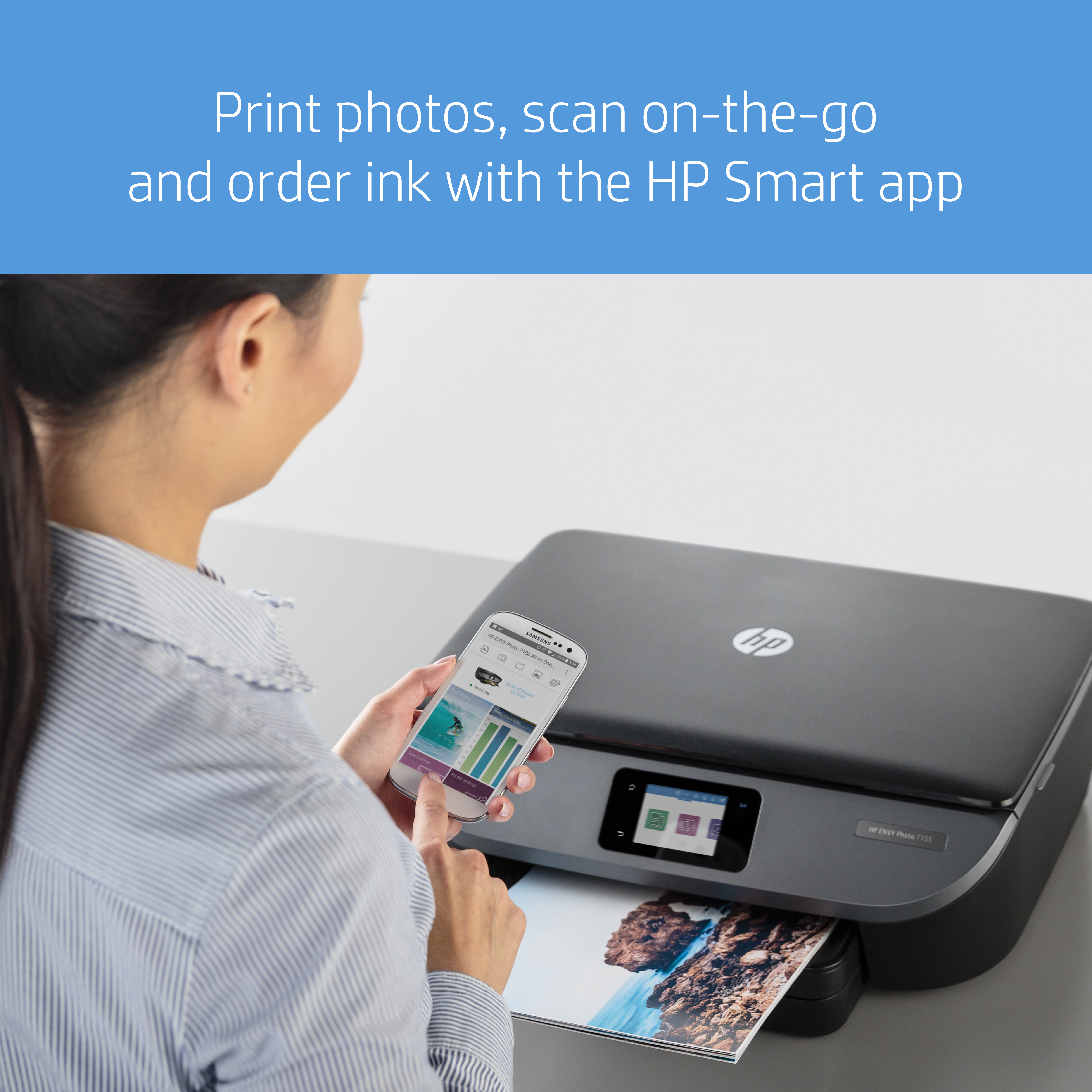 HP Envy Photo 7134 (Instant Ink) 3-in-1 Multifunktionsdrucker