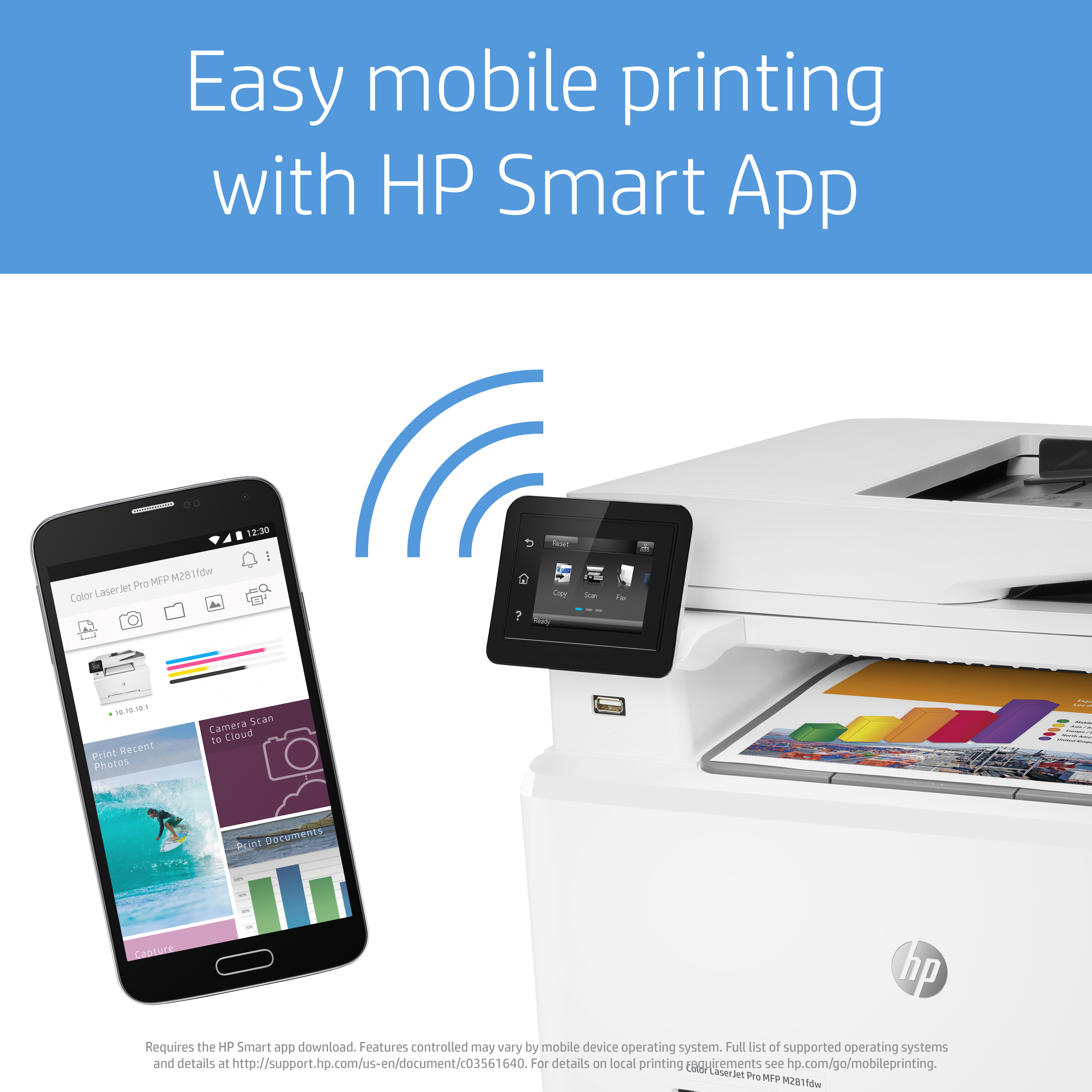 HP COLOR LASERJET PRO M281FDW 4-in-1 Multifunktionsdrucker