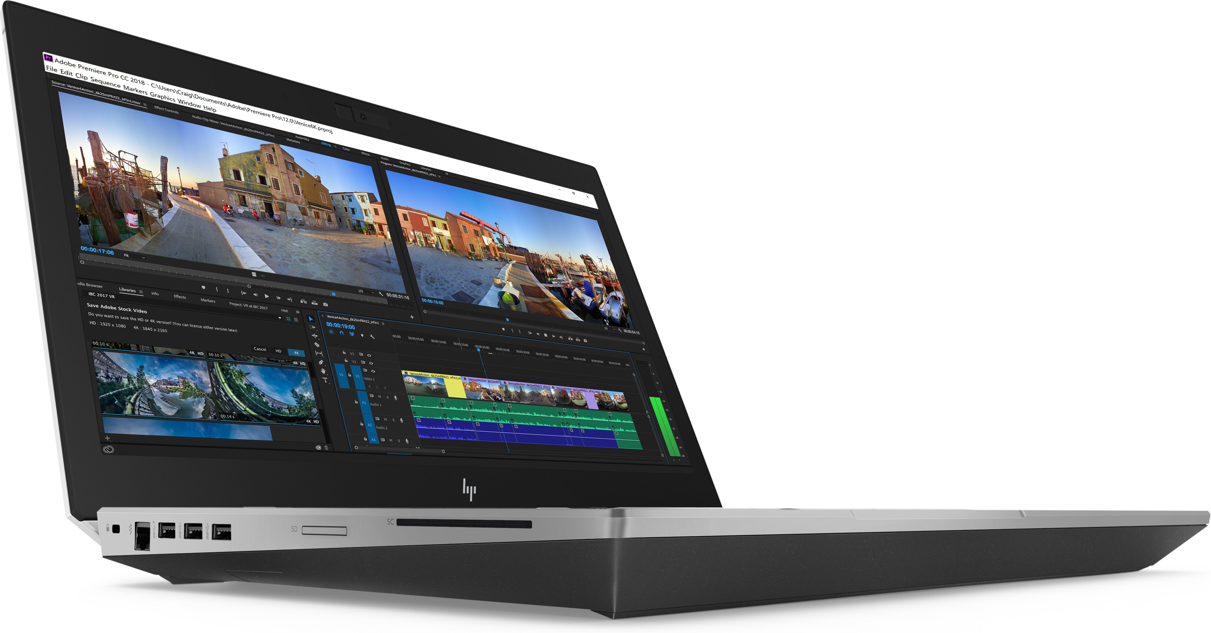 HP - B2B ZBook 17 G5 - 17,3 Zoll - Intel® Core™ i7 i7-8850H - 32 GB - 512 GB