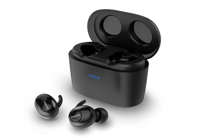PHILIPS UpBeat SHB2515BK/10, In-ear Kopfhörer Bluetooth Schwarz