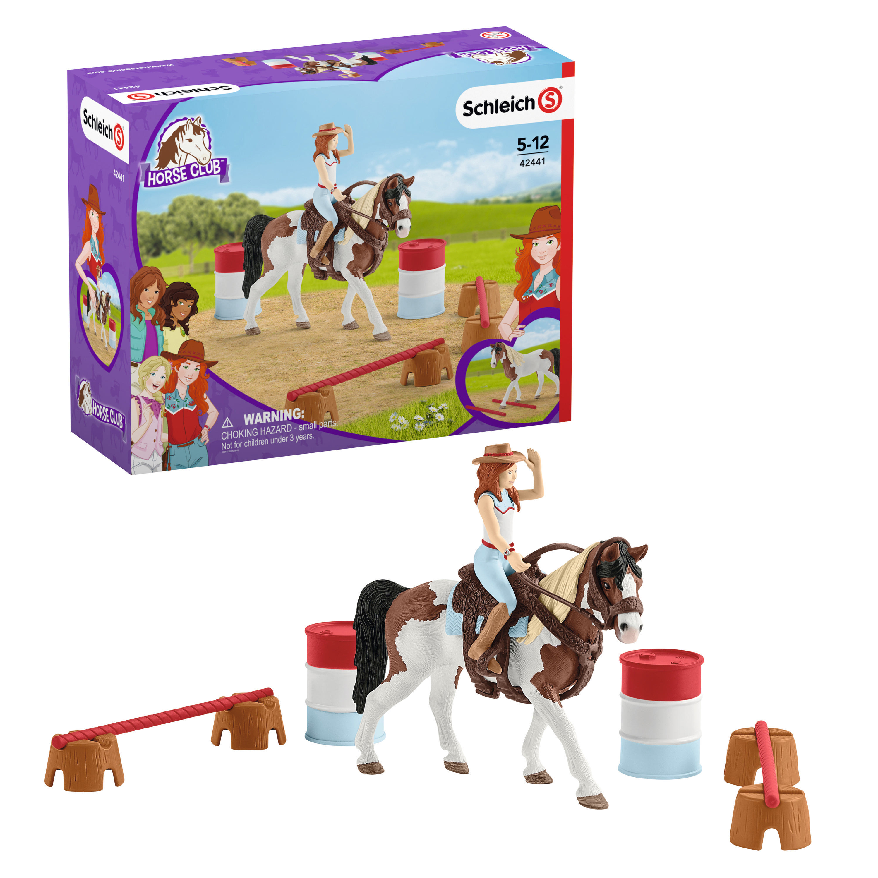 SCHLEICH HC Hannahs Western-Reitset Spielfigurenset, Mehrfarbig