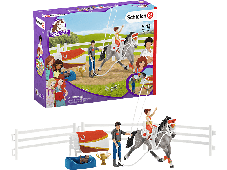 SCHLEICH HC Mias Voltigier-Reitset Mehrfarbig Spielfigurenset