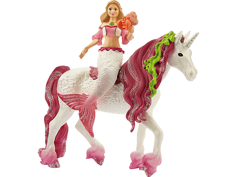 Spielfigurenset, Mehrfarbig auf Unterwassereinhorn Meerjungfrau-Feya SCHLEICH