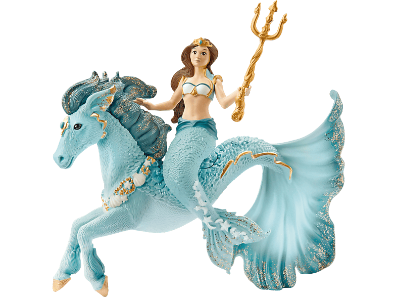 Spielfigurenset, auf SCHLEICH Unterwasserpferd Meerjungfrau-Eyela Mehrfarbig