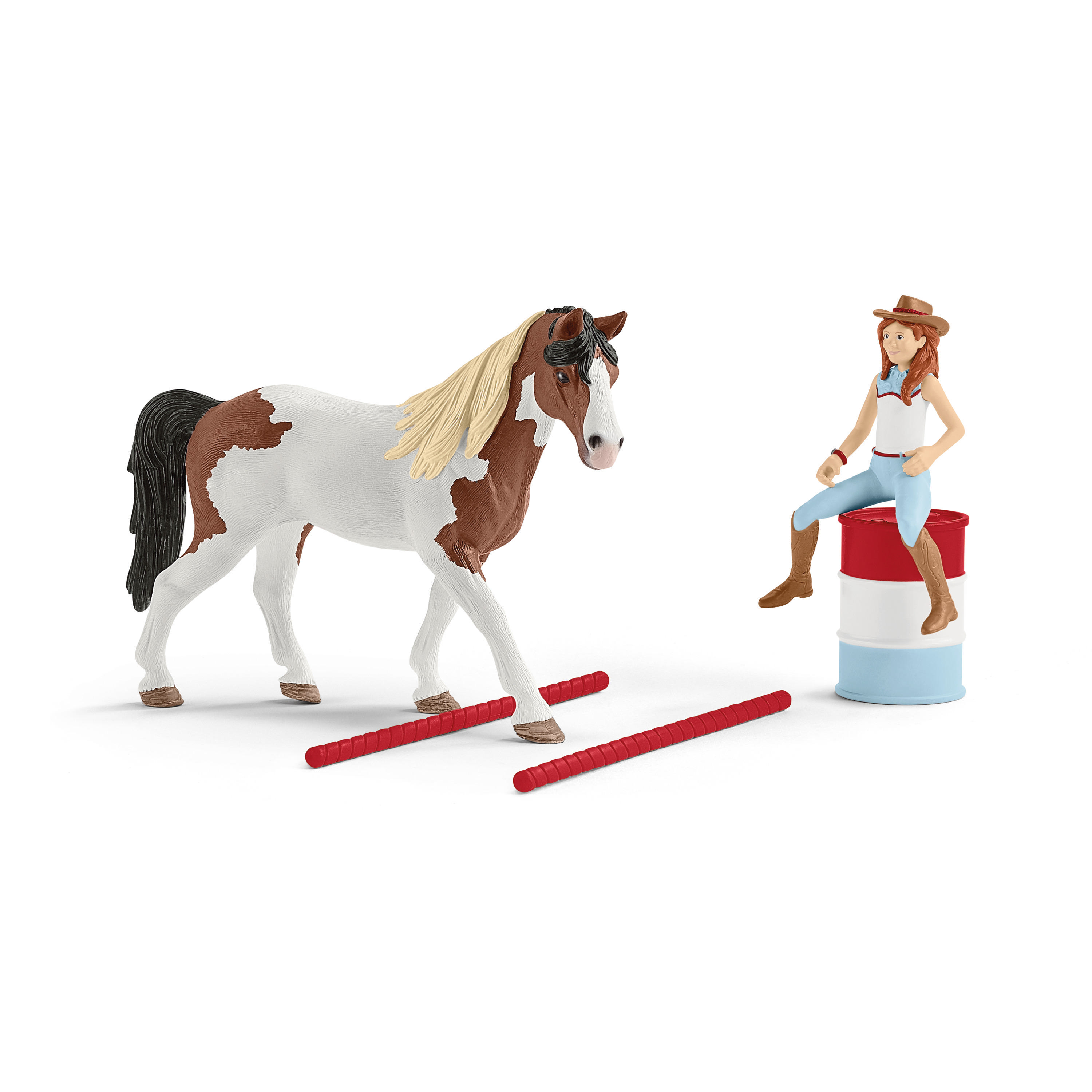 SCHLEICH HC Hannahs Western-Reitset Spielfigurenset, Mehrfarbig